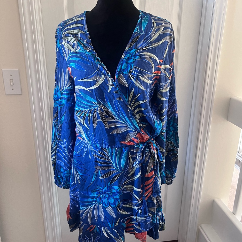 Blue Island Beach Bathing Suit Cover up